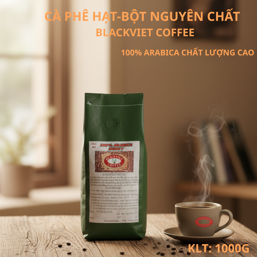 100% ARABICA -PHA PHIN(250G-500G- 1000G)- BỘT